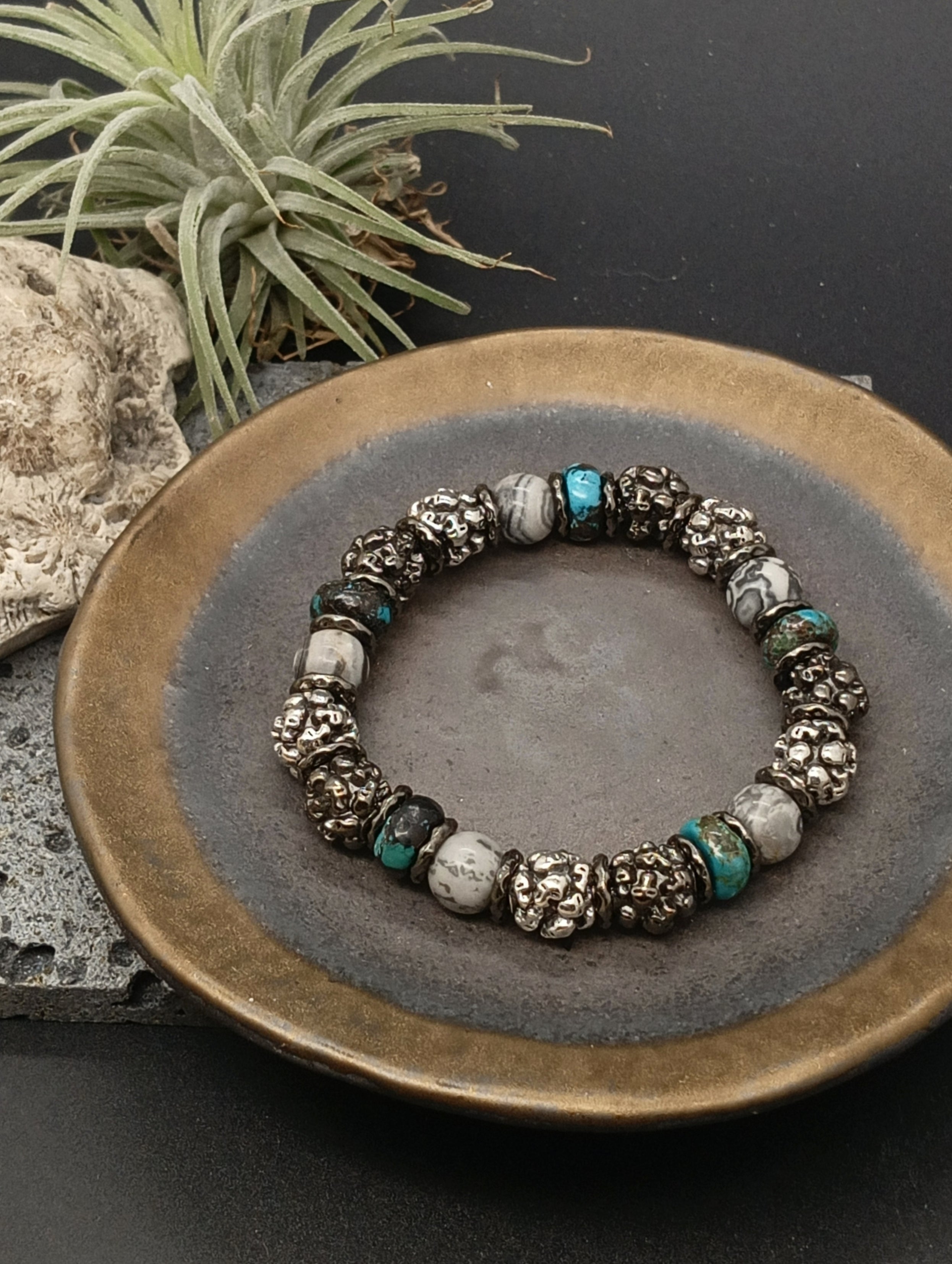Blue howlite